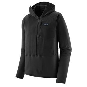 Patagonia Men's R1 Fleece Pullover Hoody Black Medium